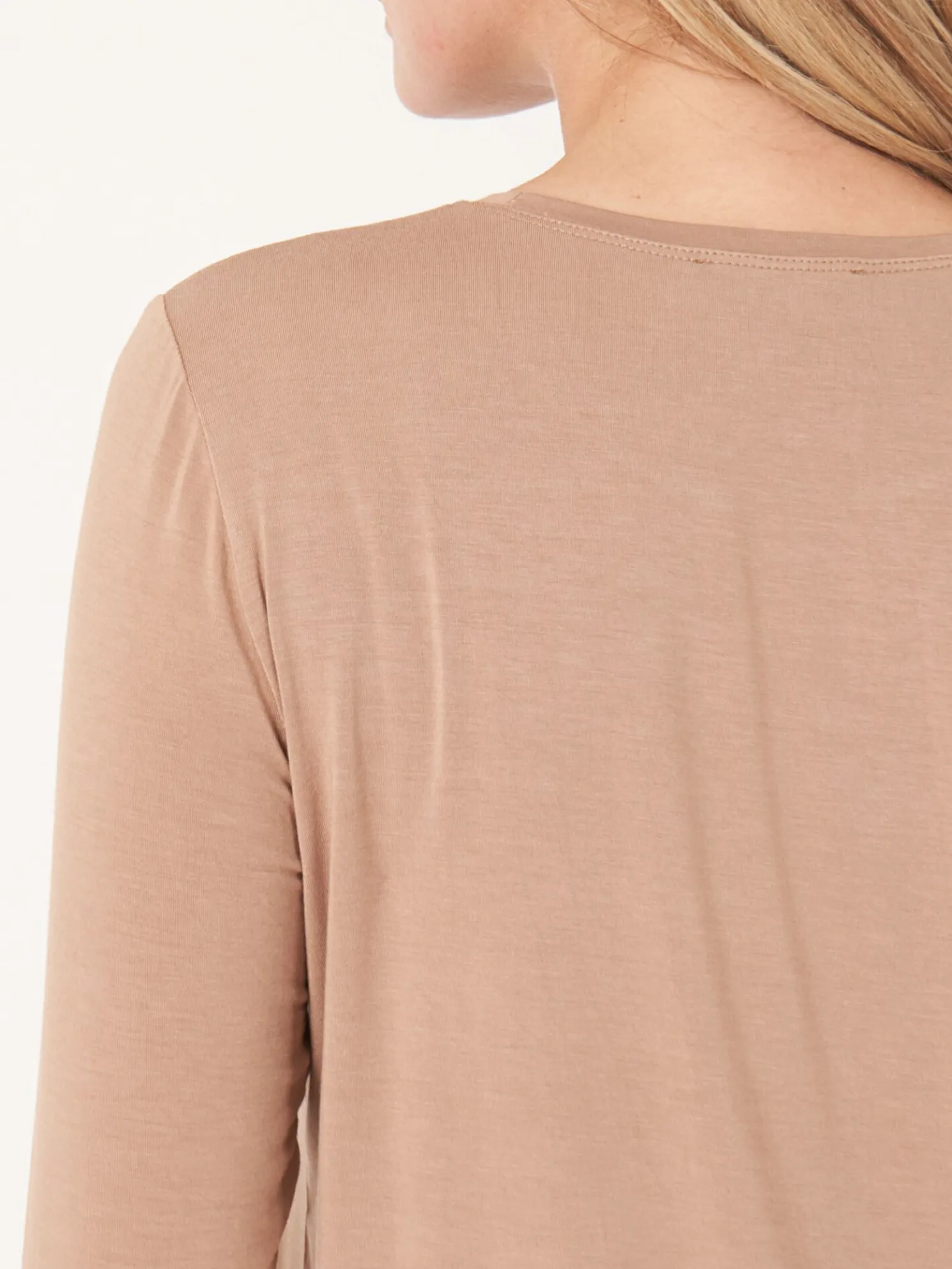 Basic Damestop Met Lange Mouwen