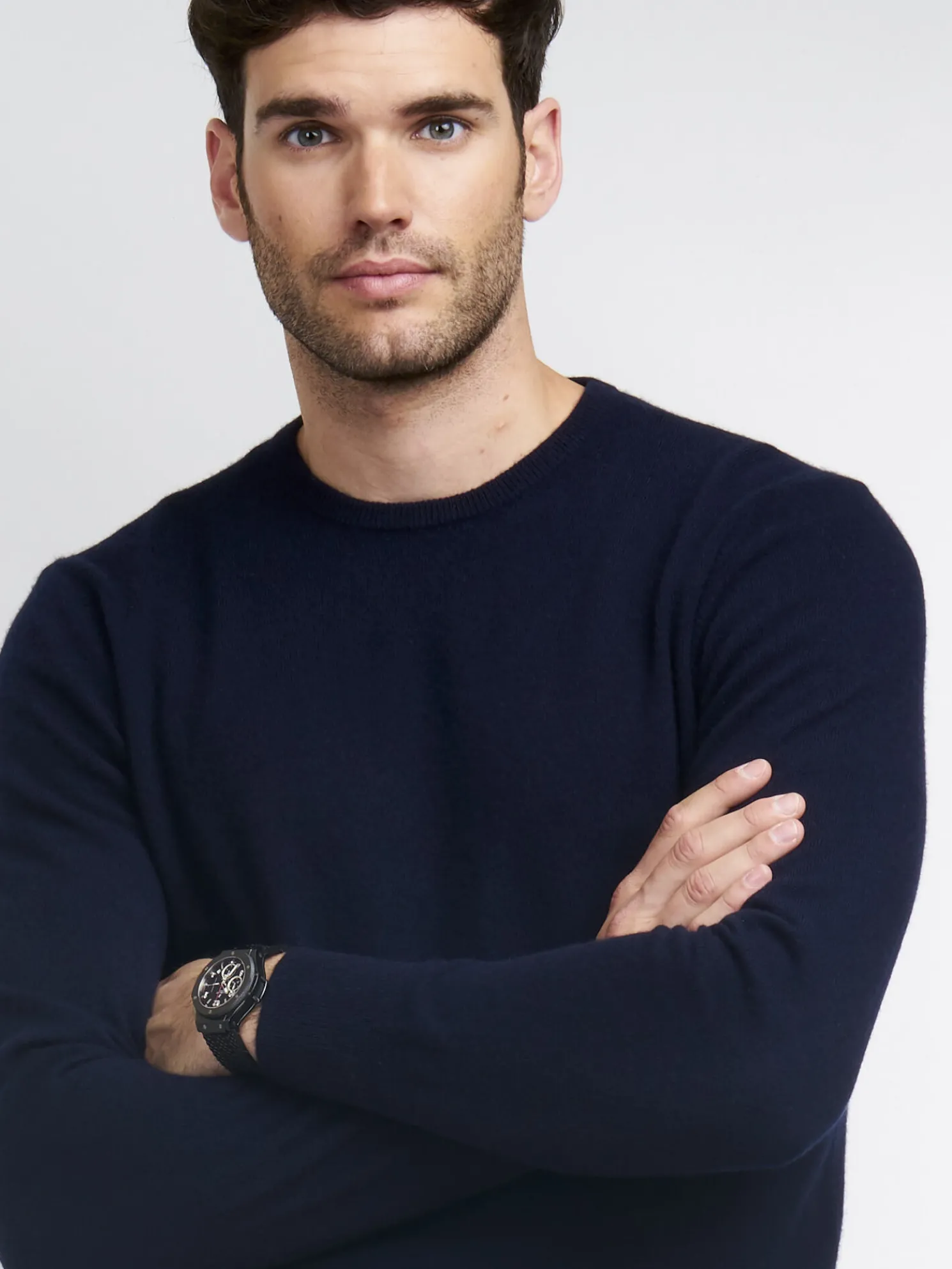 Basic Heren-Trui Met Ronde Hals