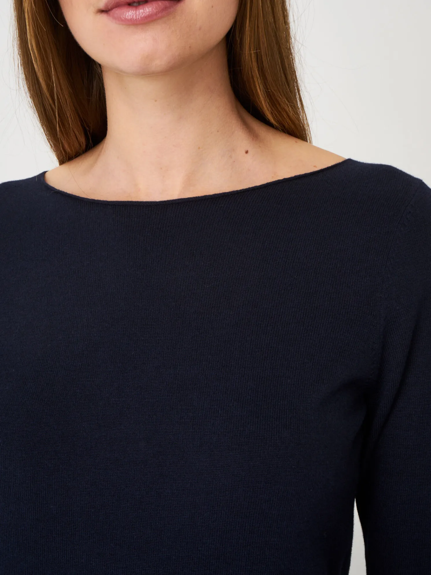 Basic Trui Met Lange Mouwen In Katoenmix