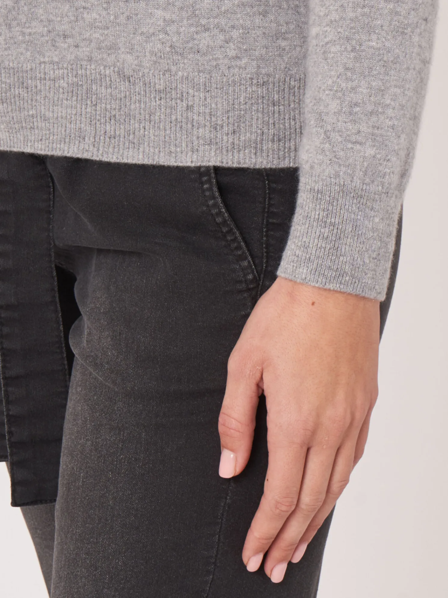 Basic Trui Met Ronde Halslijn