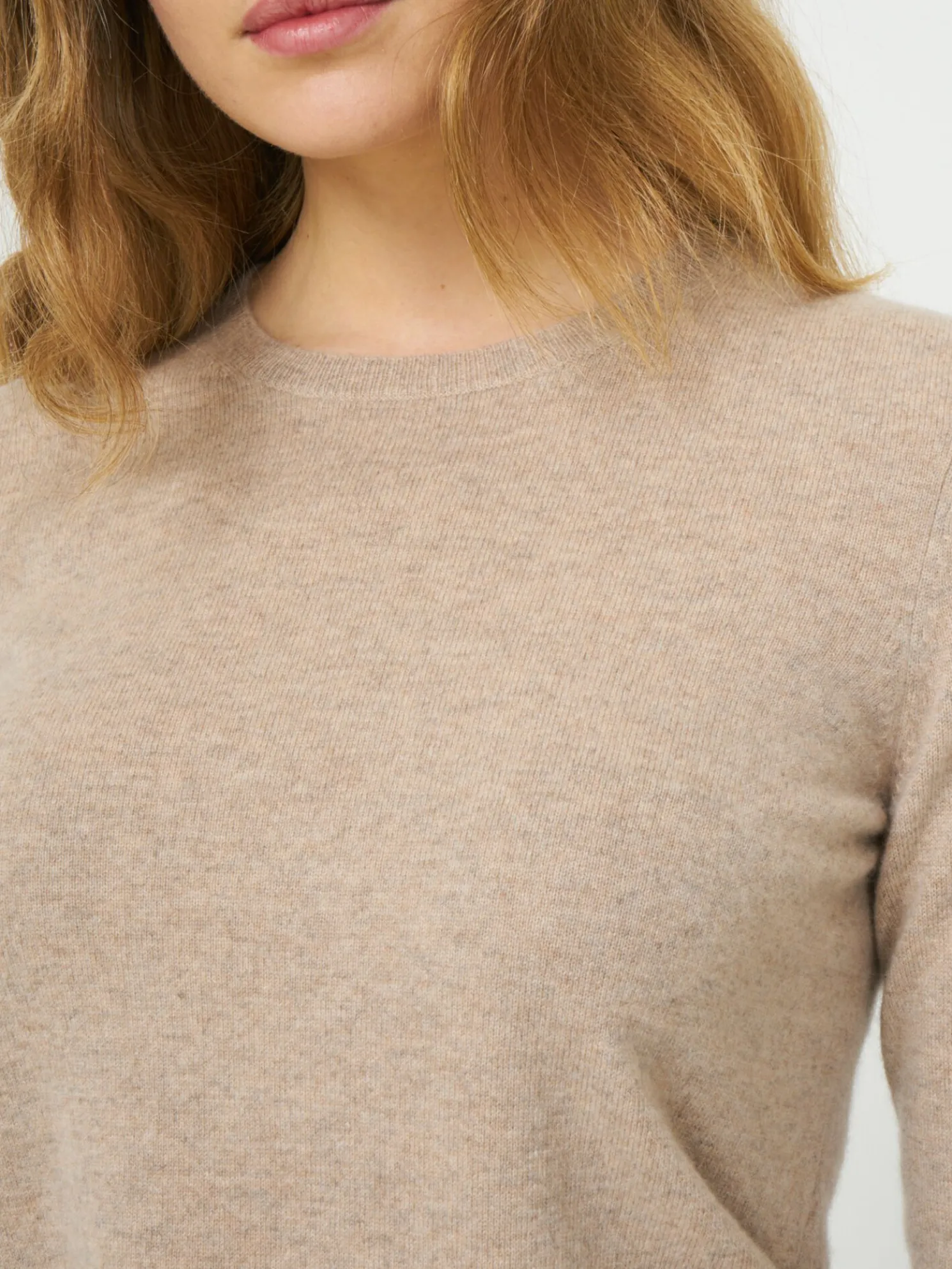 Basic Trui Met Ronde Halslijn