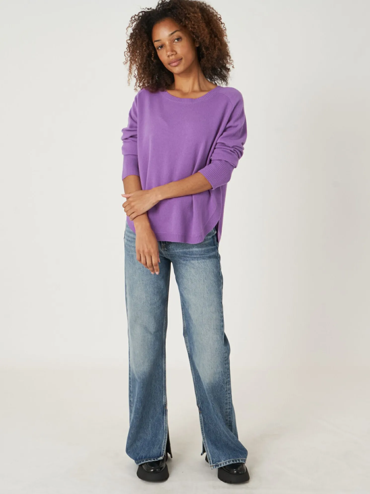 Cashmere Boothalstrui Met Ronde Zoom