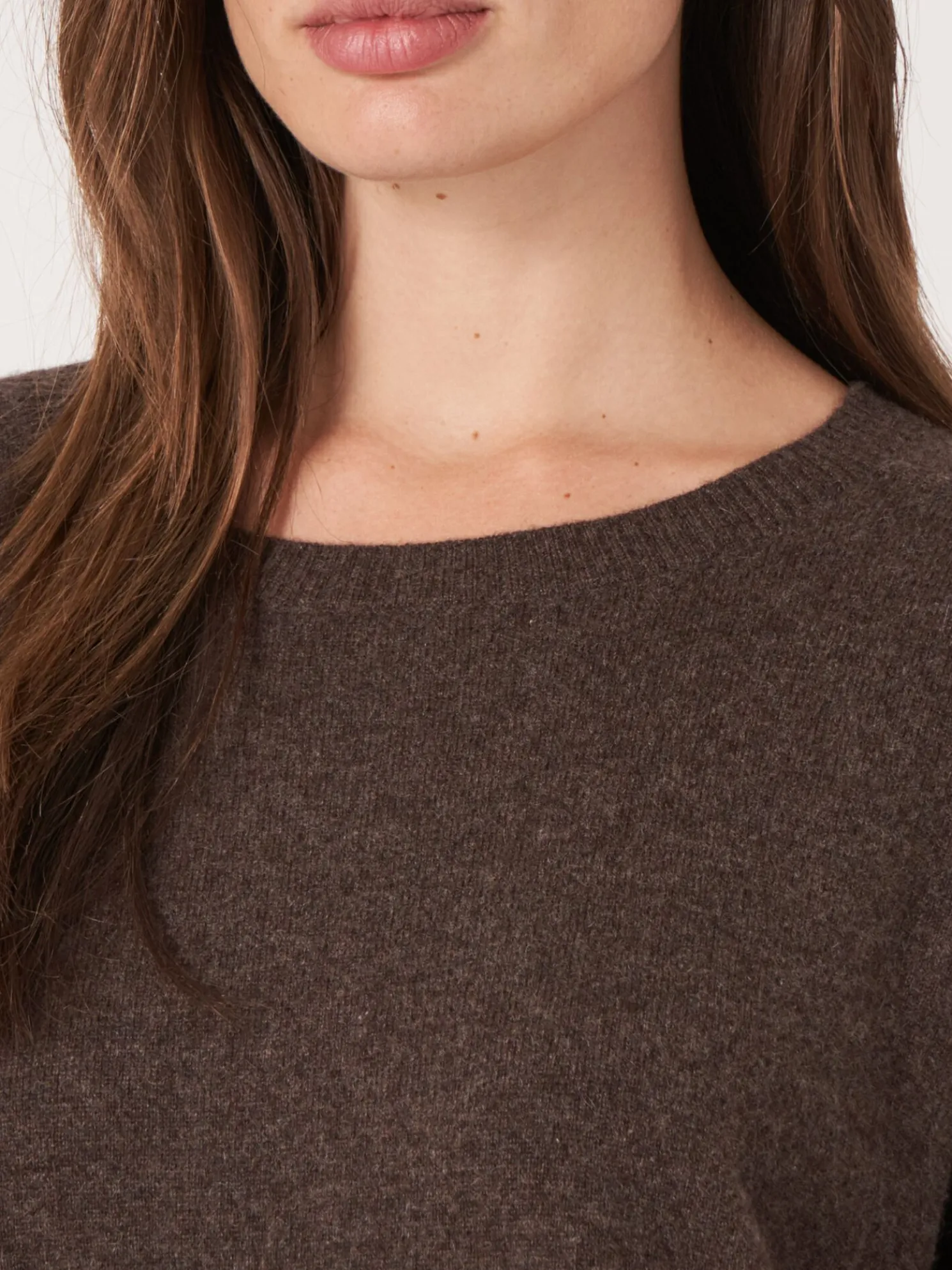 Cashmere Boothalstrui Met Ronde Zoom