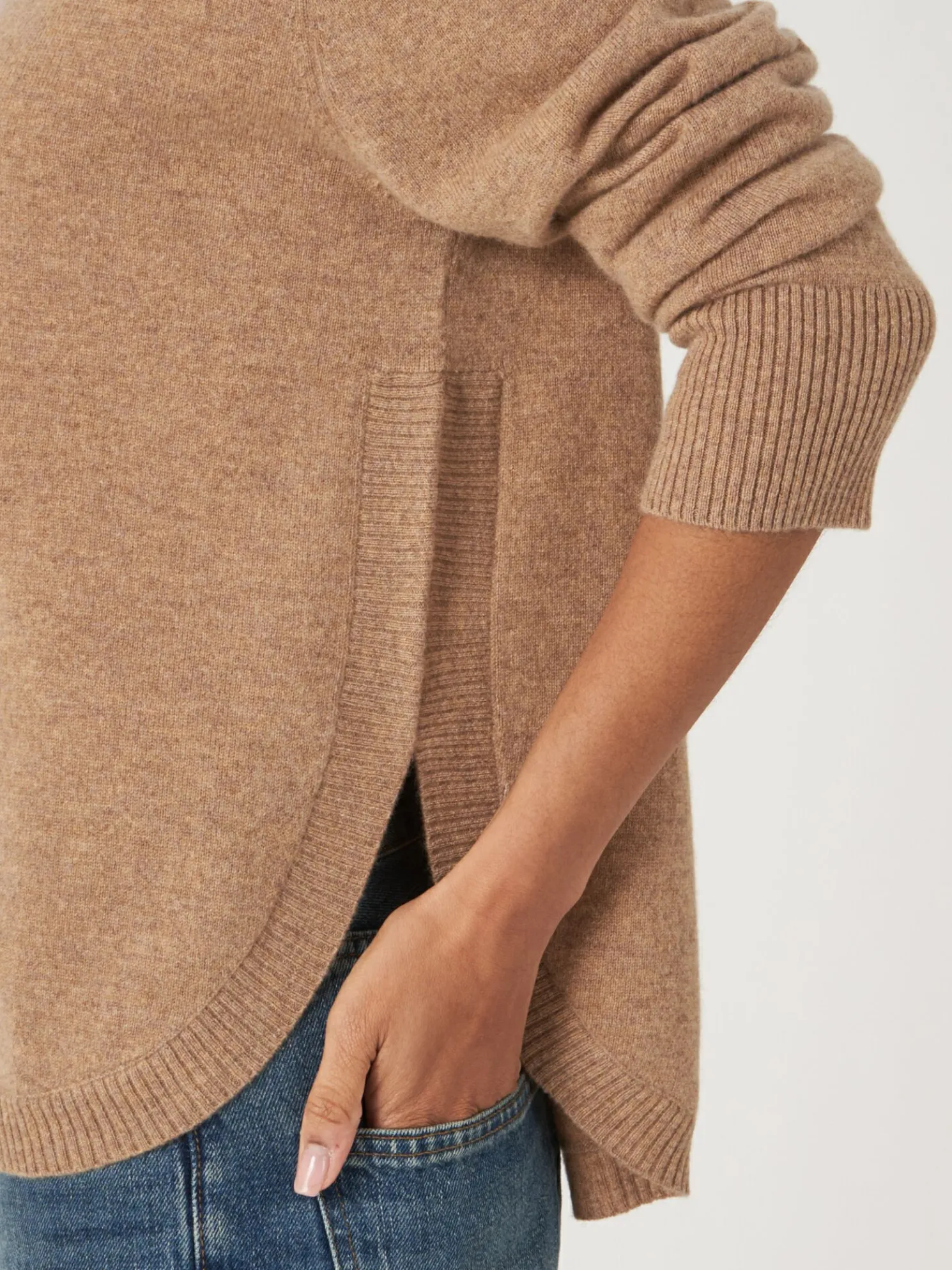 Cashmere Boothalstrui Met Ronde Zoom