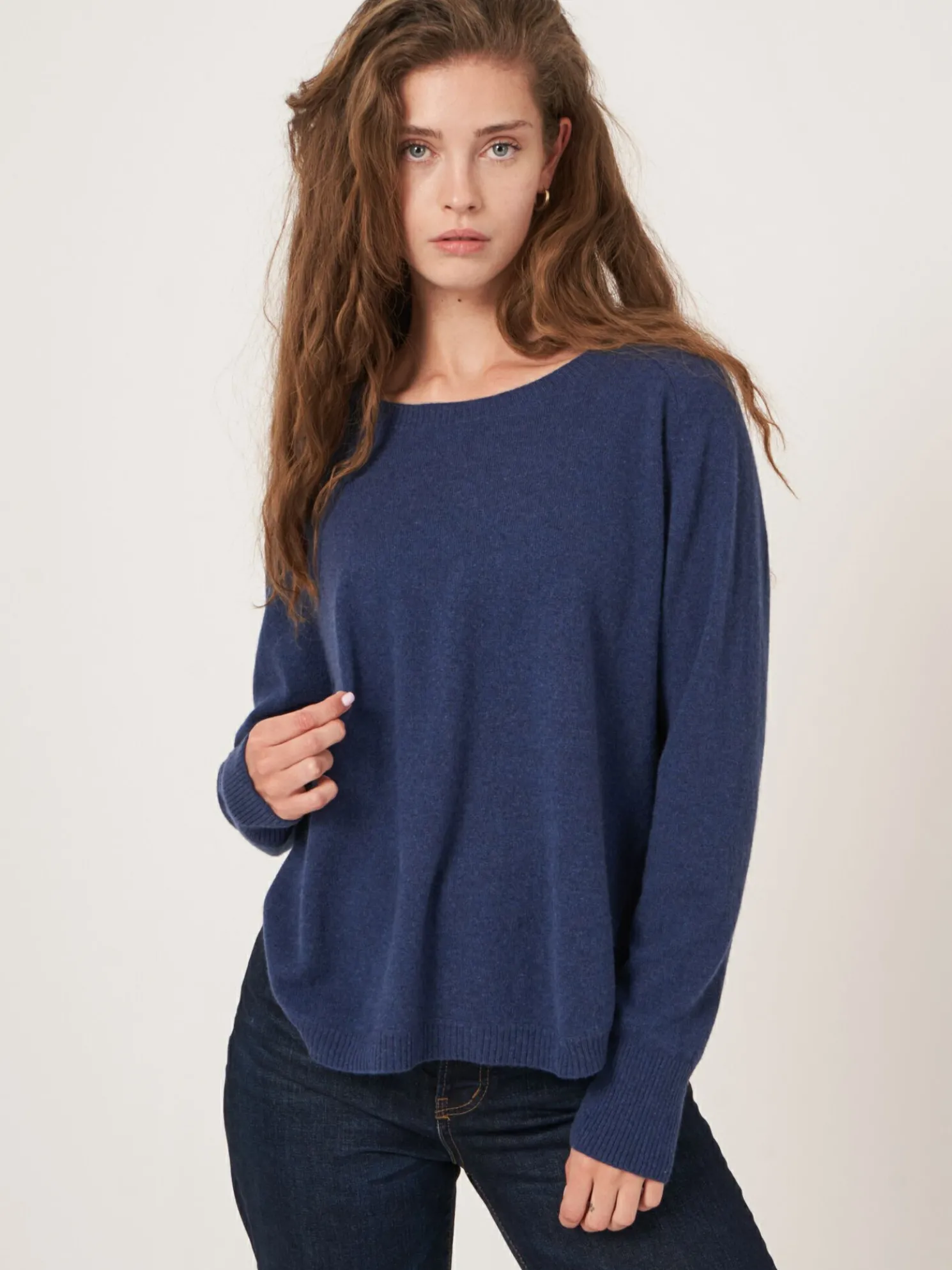 Cashmere Boothalstrui Met Ronde Zoom