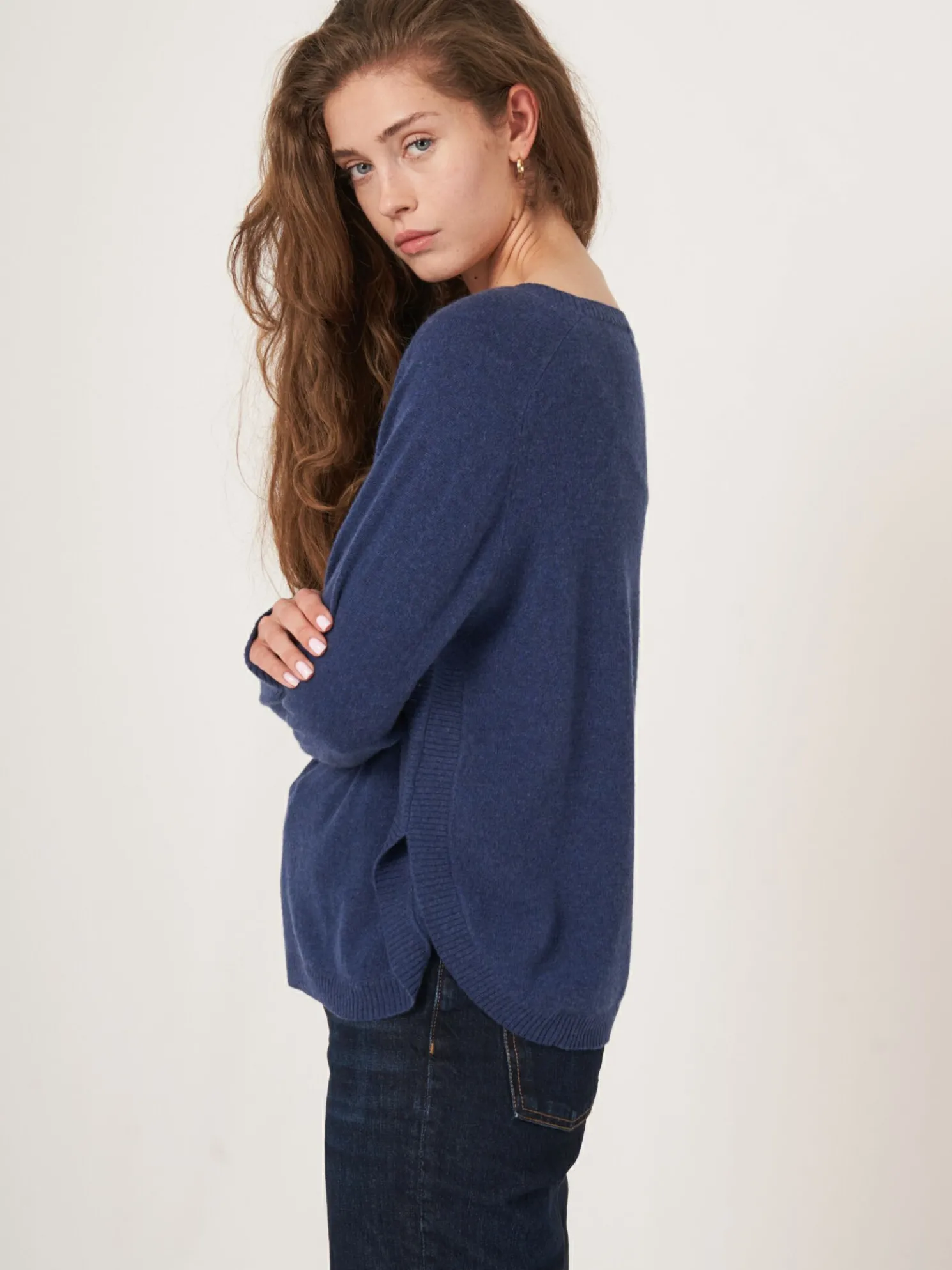 Cashmere Boothalstrui Met Ronde Zoom