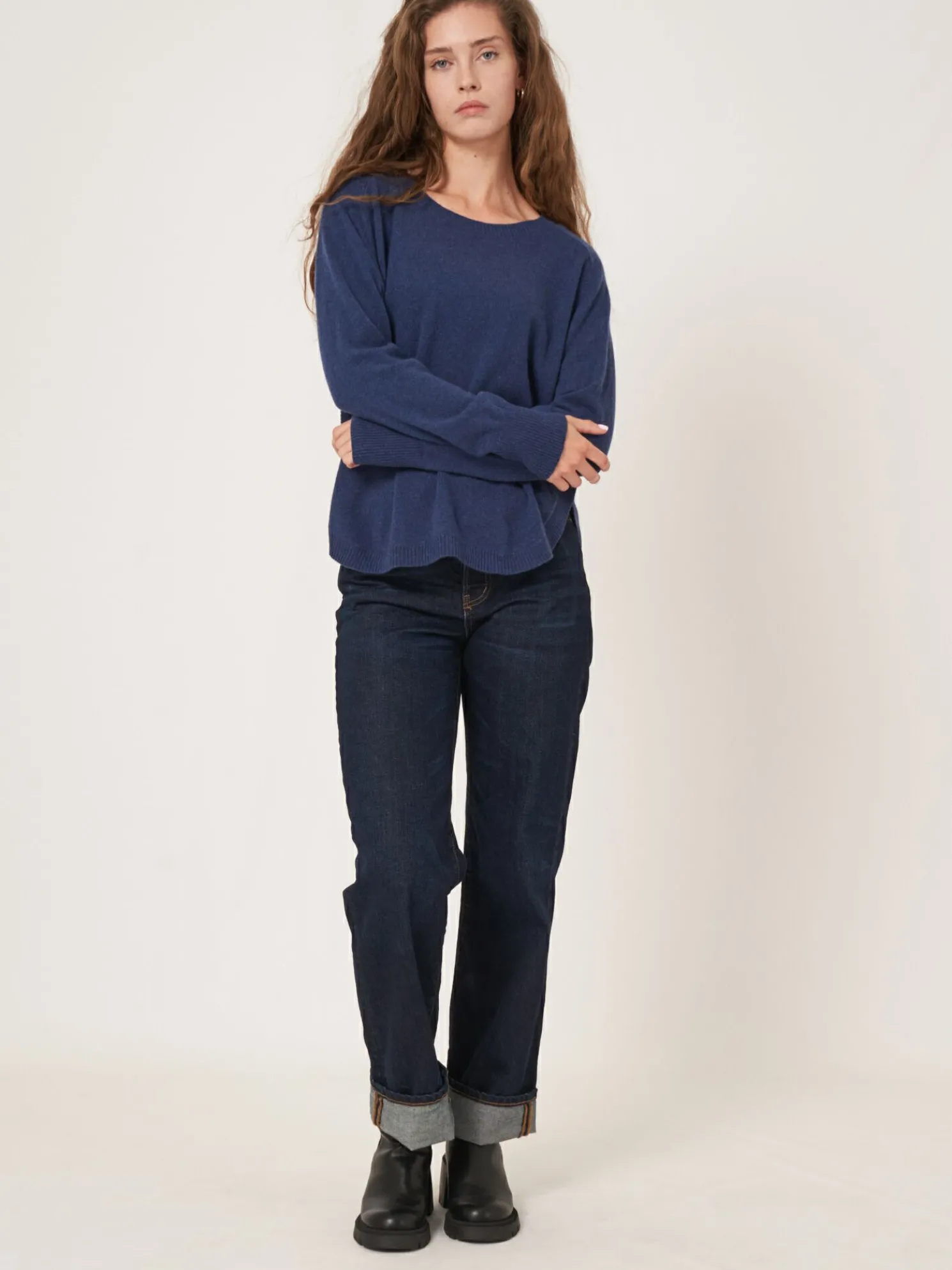 Cashmere Boothalstrui Met Ronde Zoom