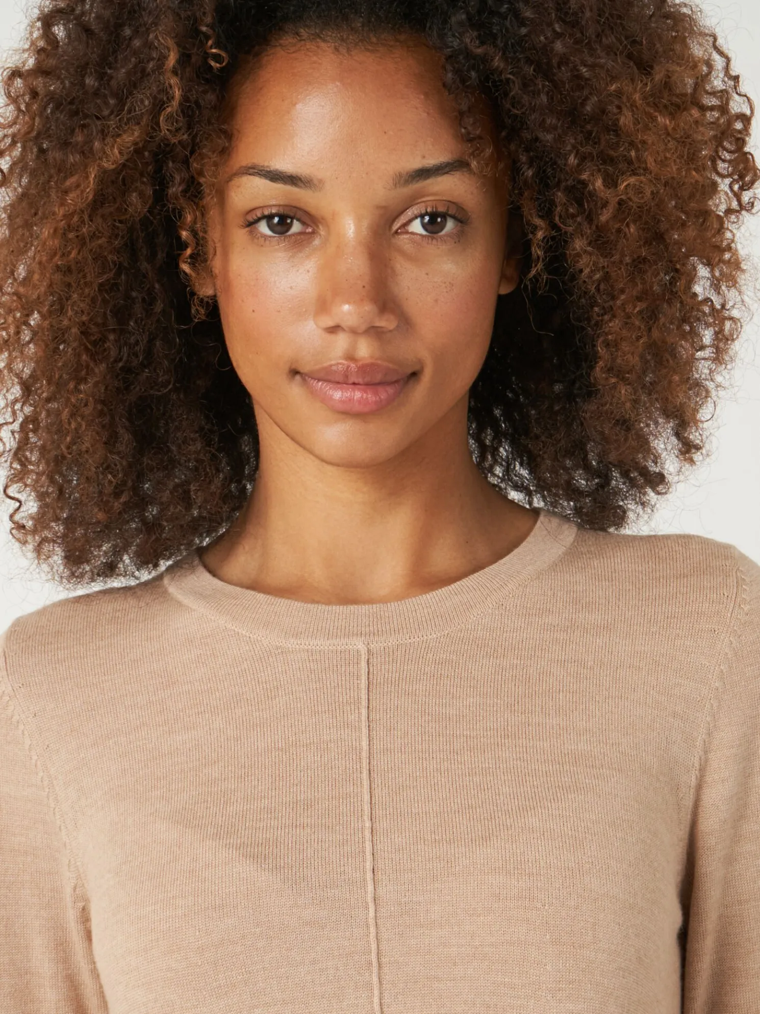 Gebreide A-Lijn Jurk Van Merinowol