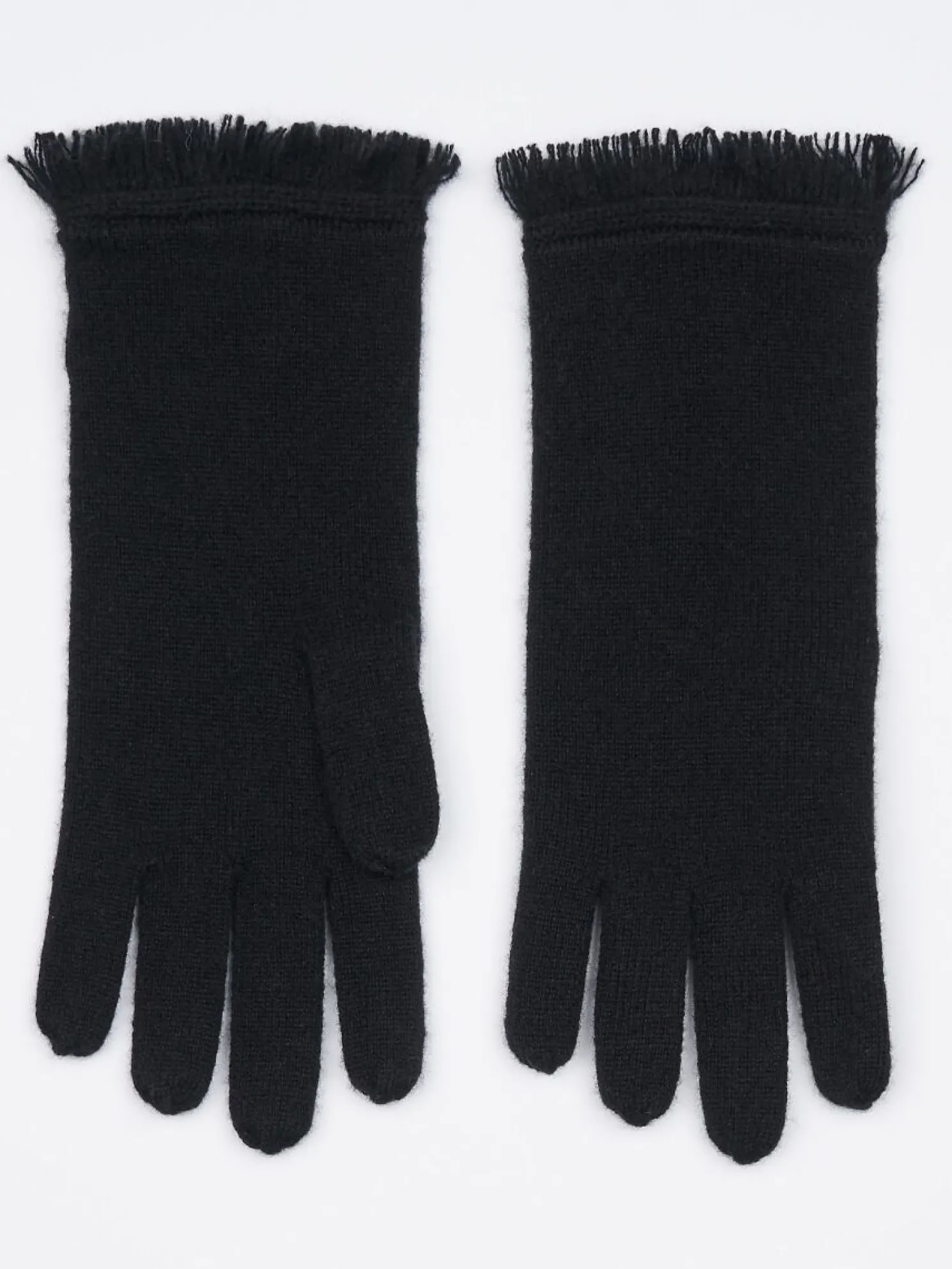 Handschoenen Met Franjes Van Organisch Cashmere
