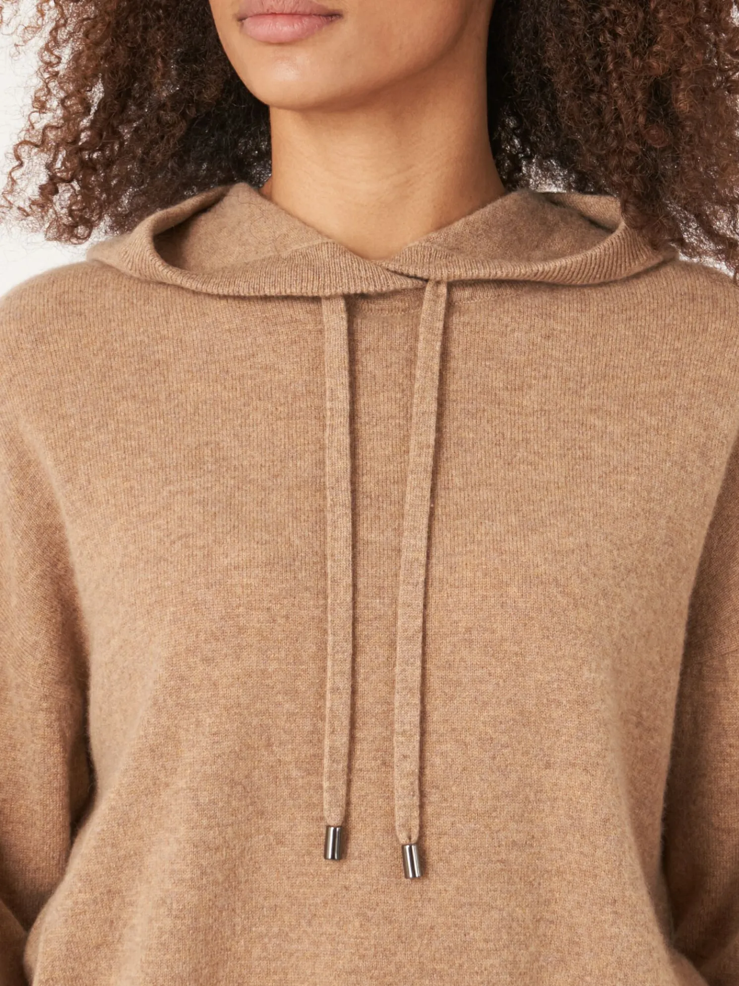 Hoodie Met Pofmouwen Van Biologisch Cashmere