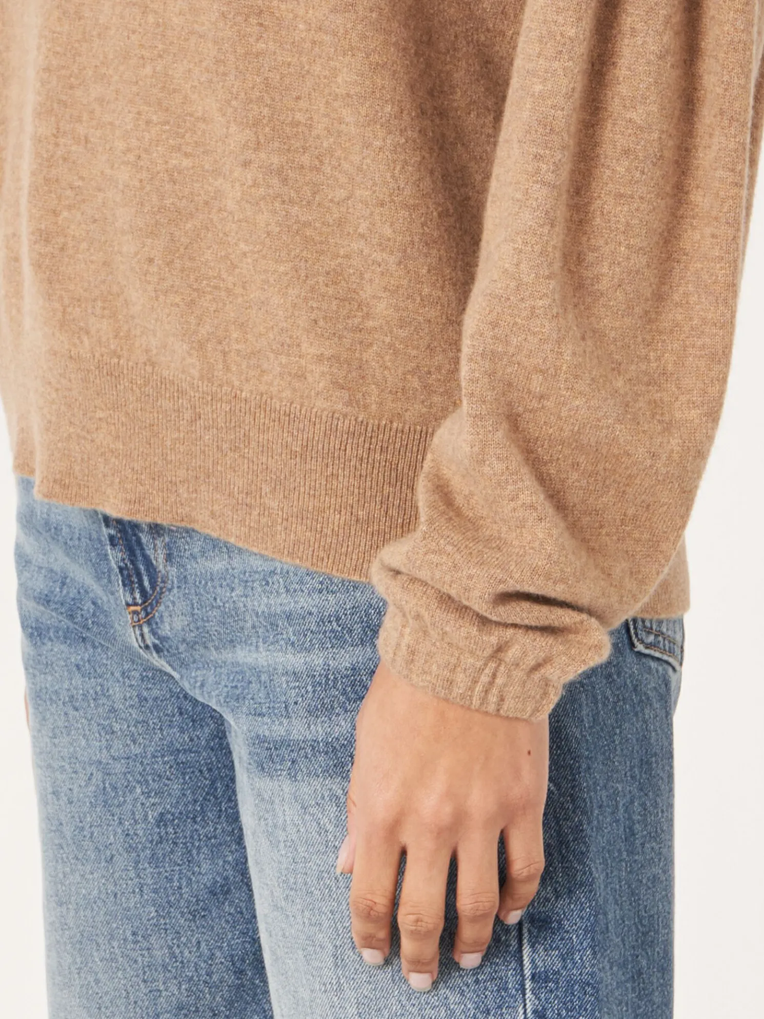 Hoodie Met Pofmouwen Van Biologisch Cashmere