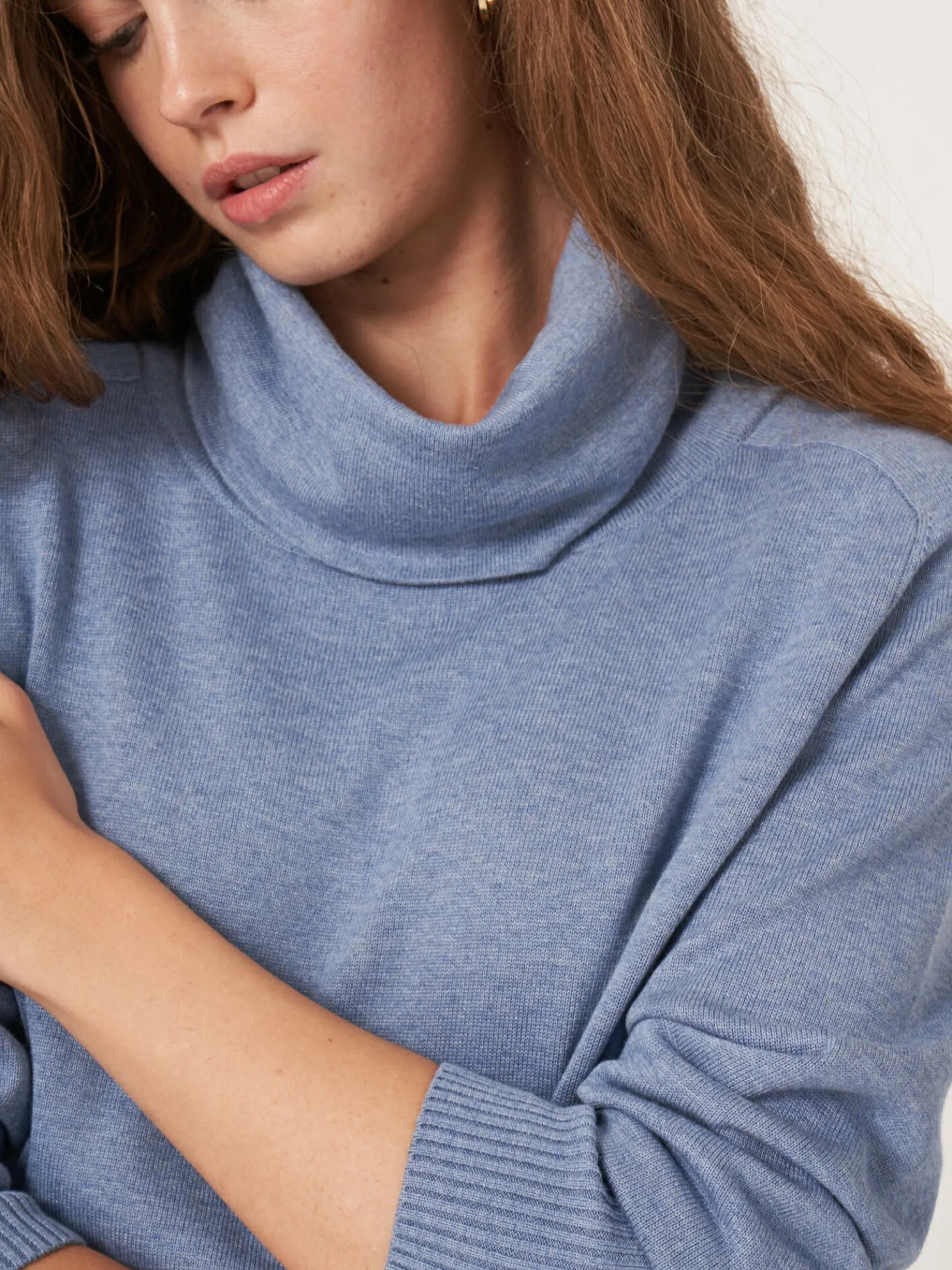 Lange Fijn Gebreide Coltrui