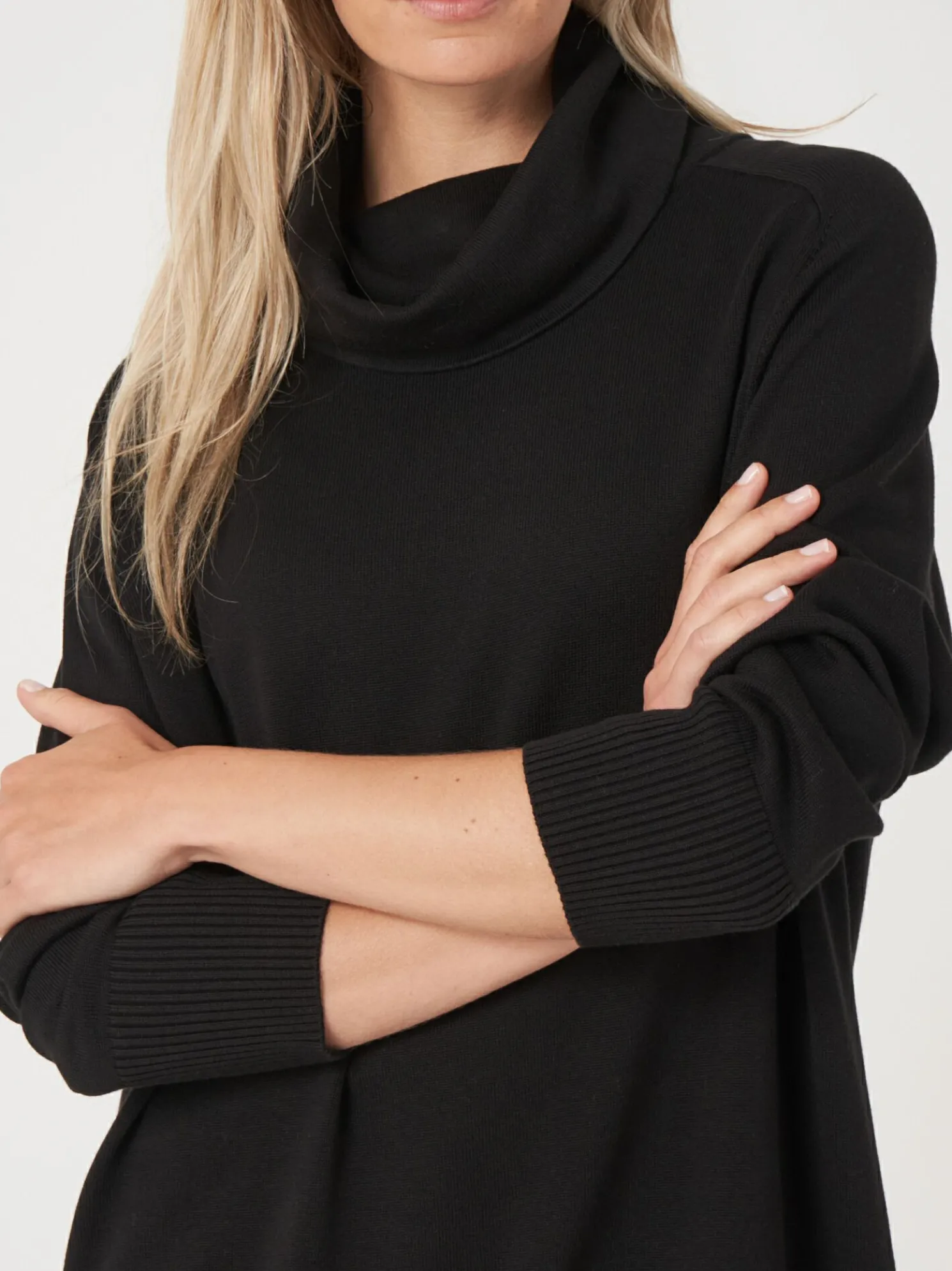 Lange Fijn Gebreide Coltrui