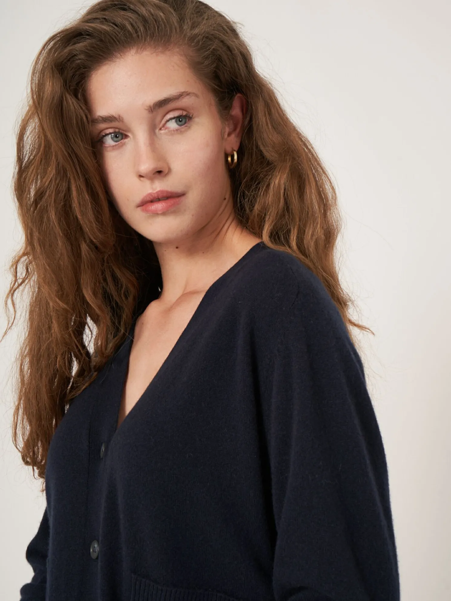 Licht En Zacht Cashmere Vest Met Zakken