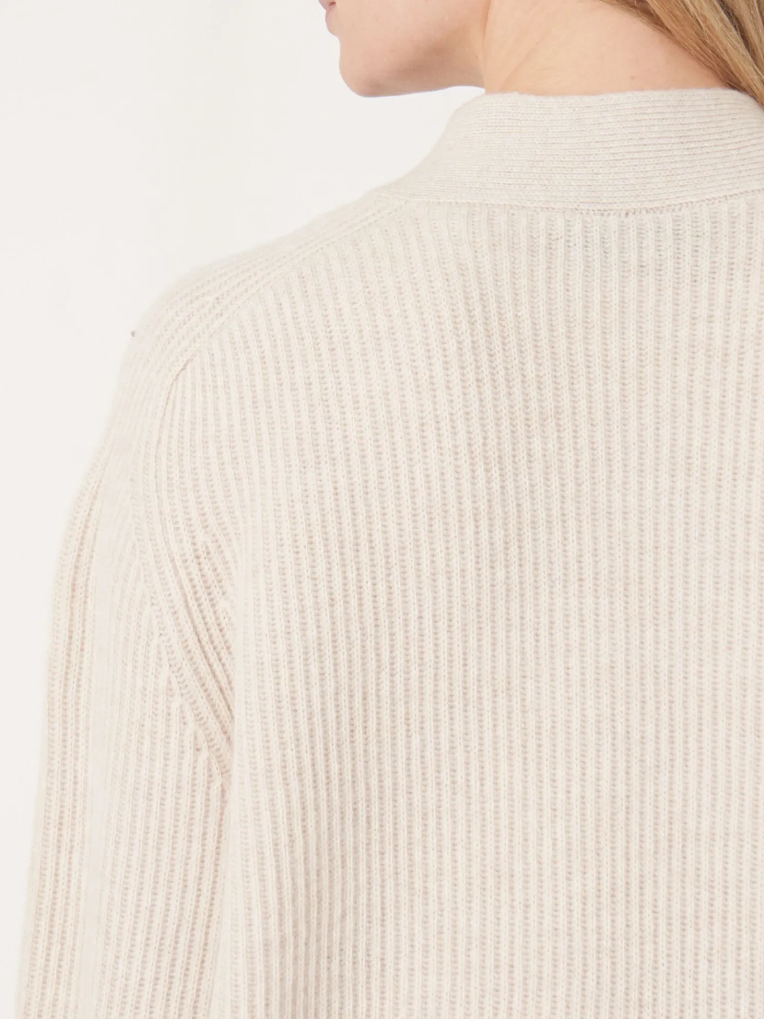 Middellang Geribd Vest Met Zakken