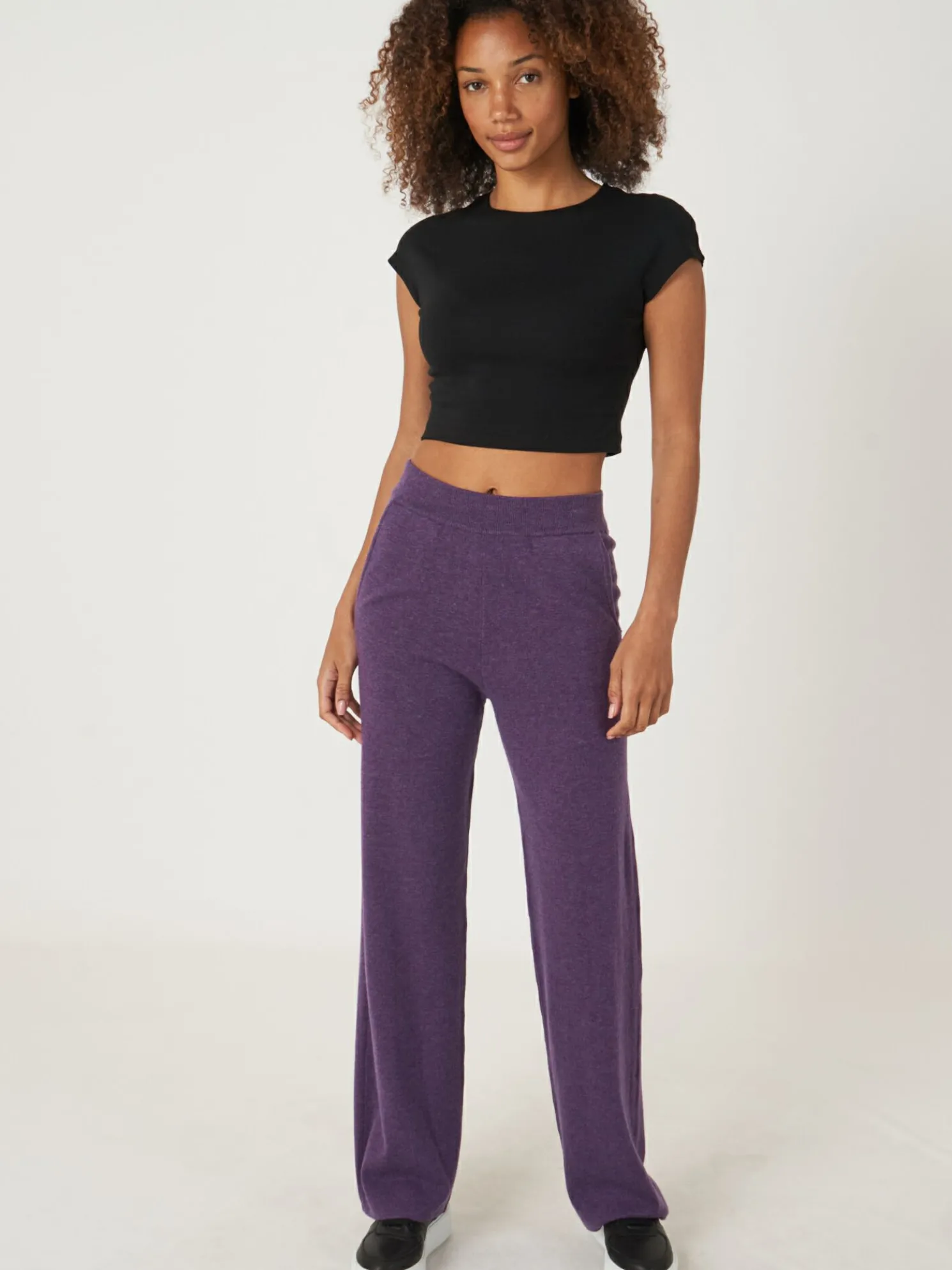 Rechte Gebreide Broek