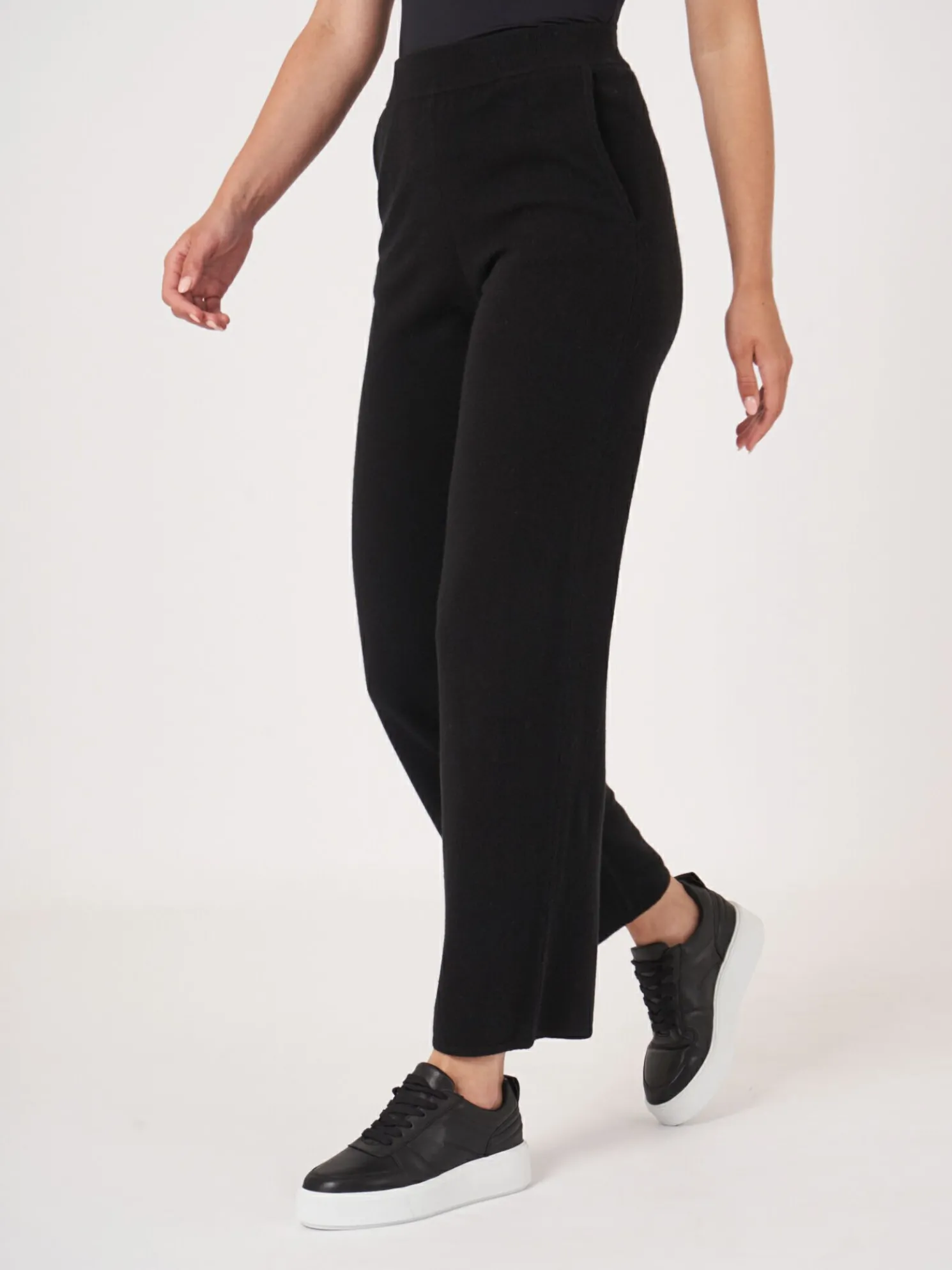 Rechte Gebreide Broek