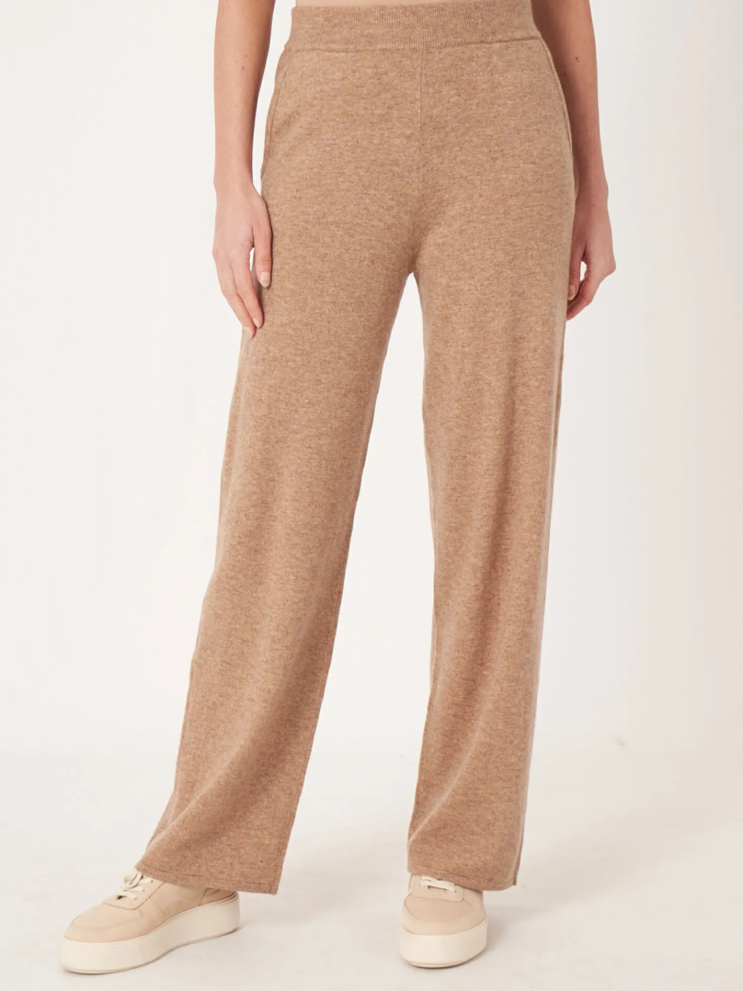 Rechte Gebreide Broek