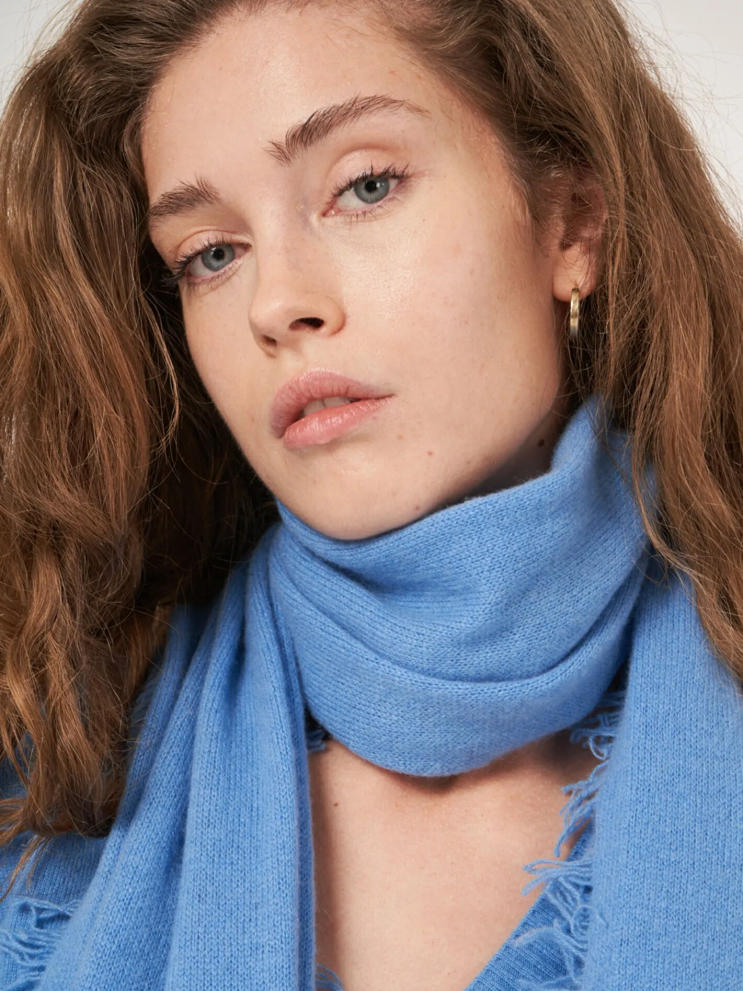 Sjaal Met Franjes Van Biologisch Cashmere