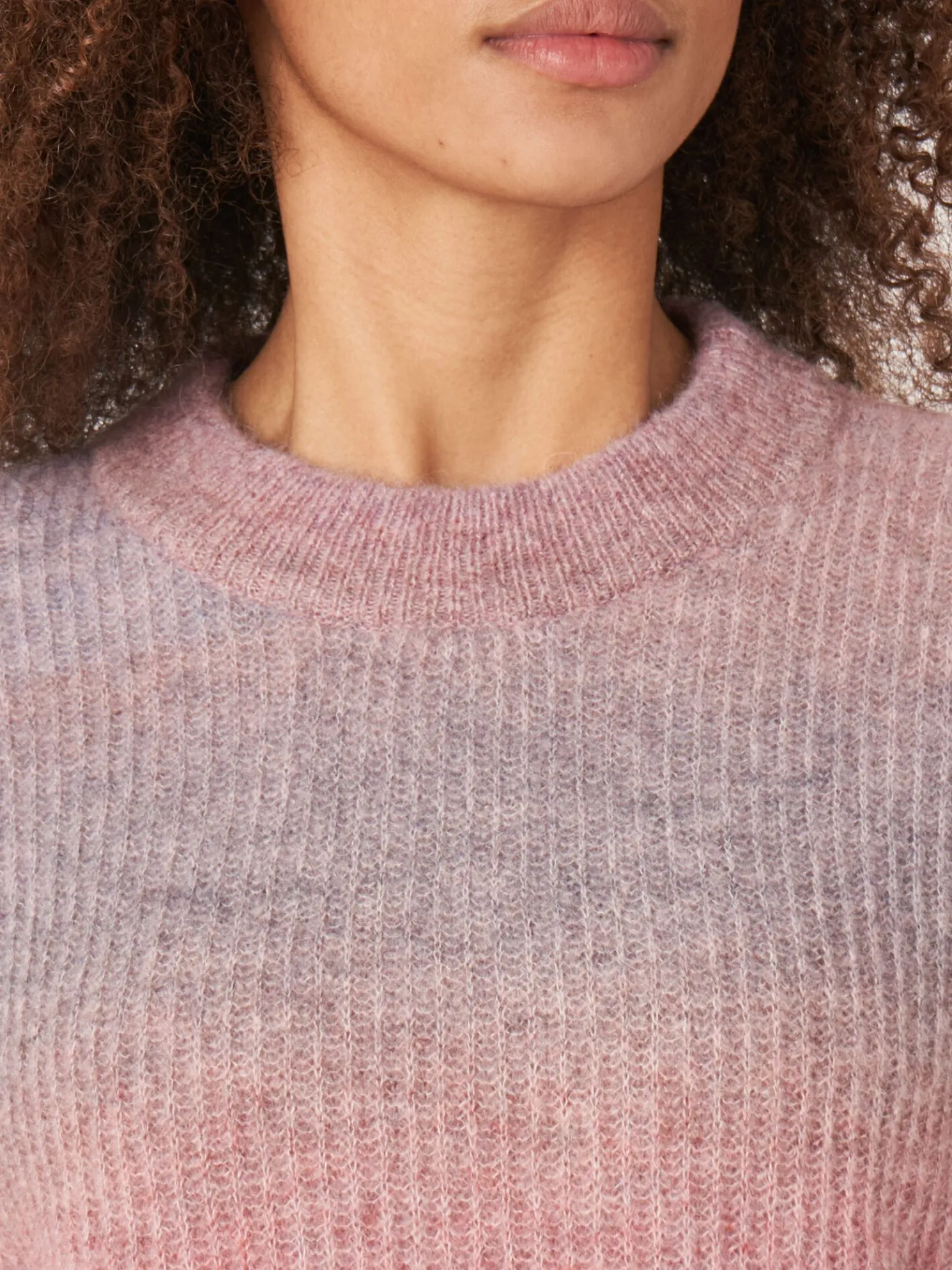 Space Dye Trui Van Italiaanse Garen