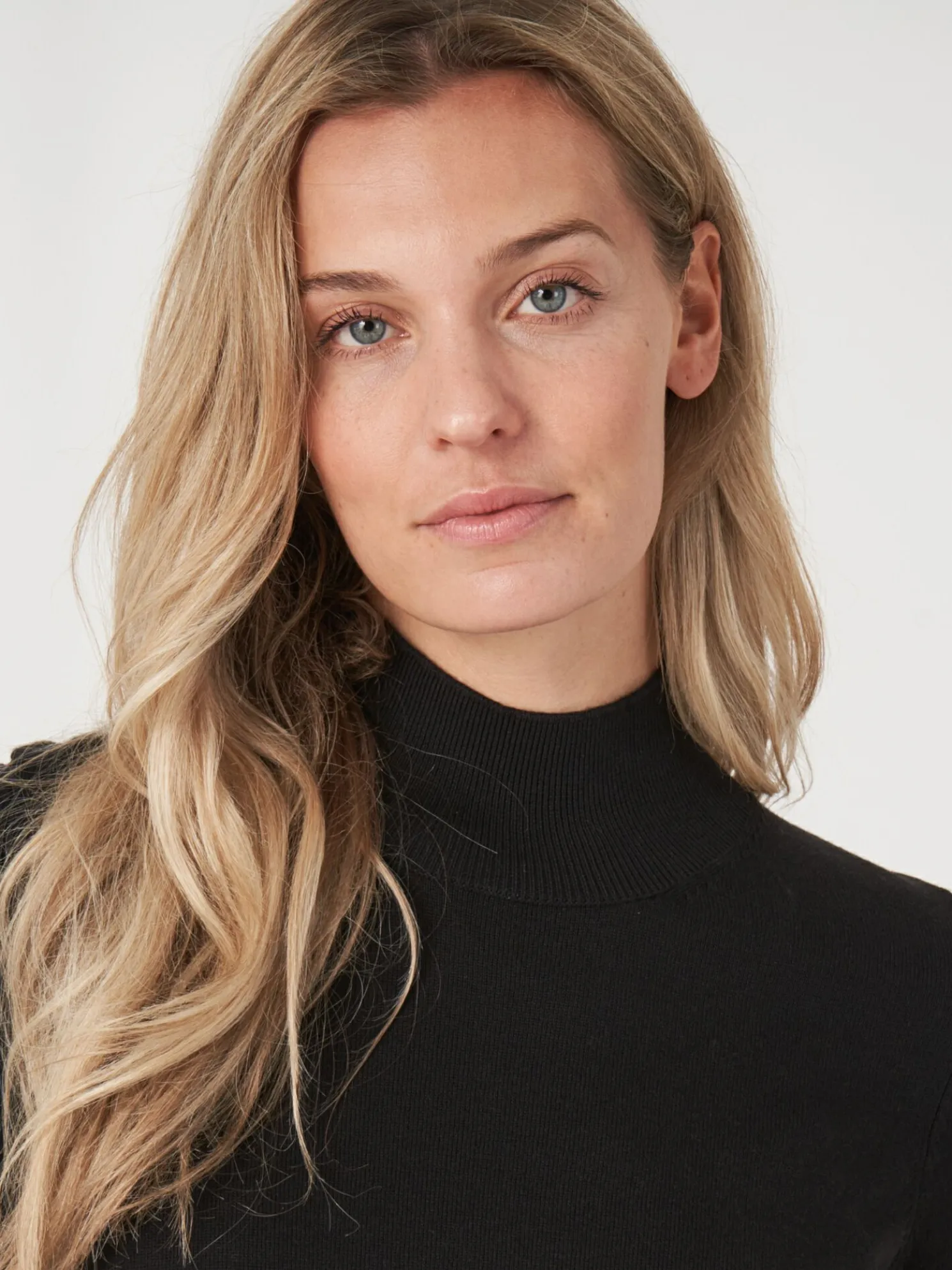 Trui Met Korte Mouwen En Opstaande Kraag Van Katoen-Mix