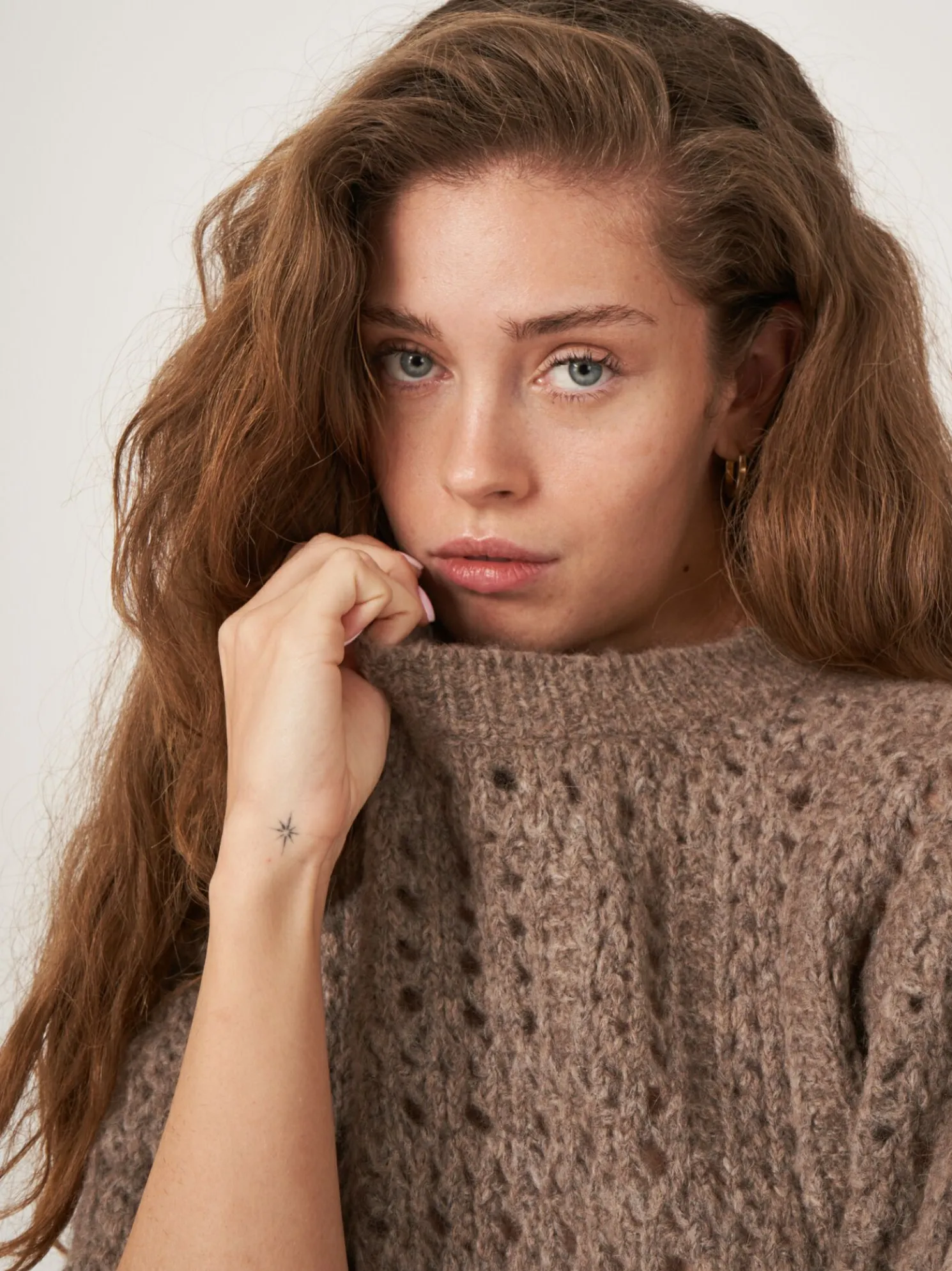 Trui Met Pointelle Details