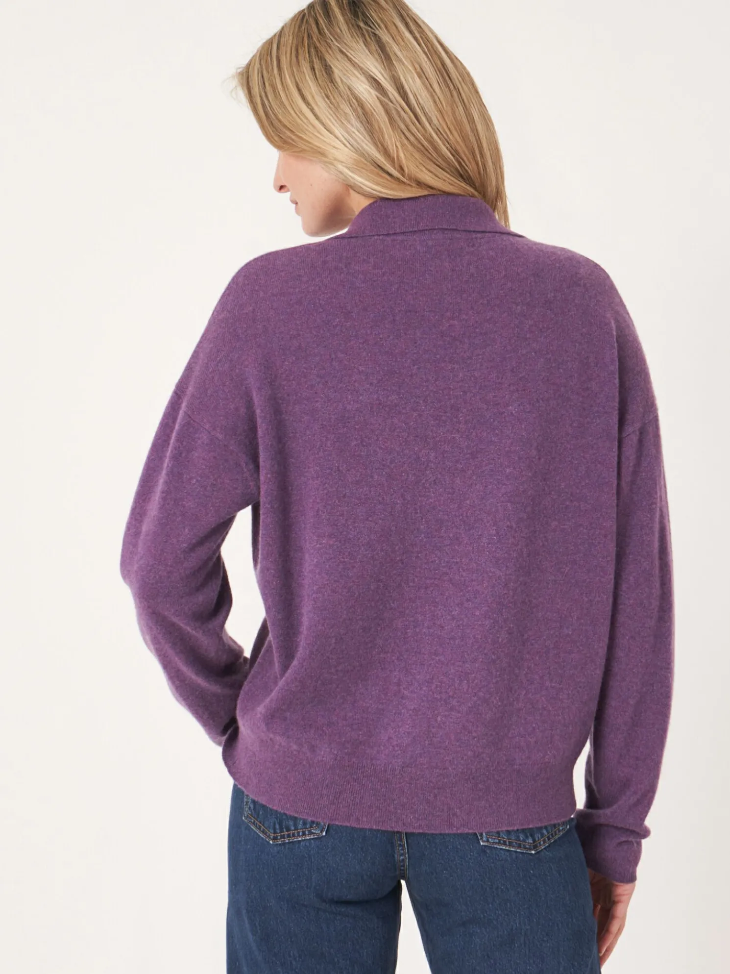 Trui Met Polokraag Van Biologisch Cashmere