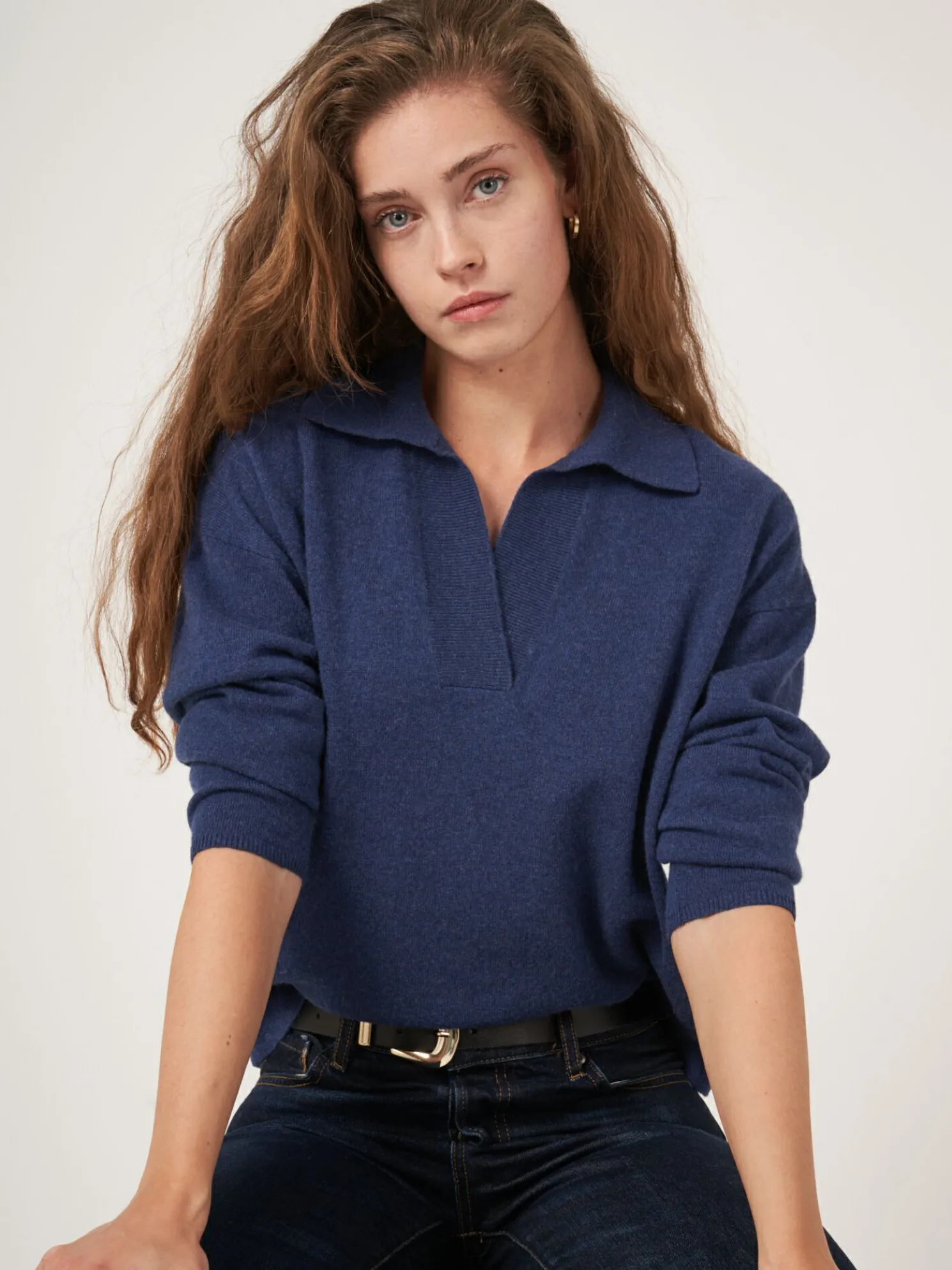 Trui Met Polokraag Van Biologisch Cashmere