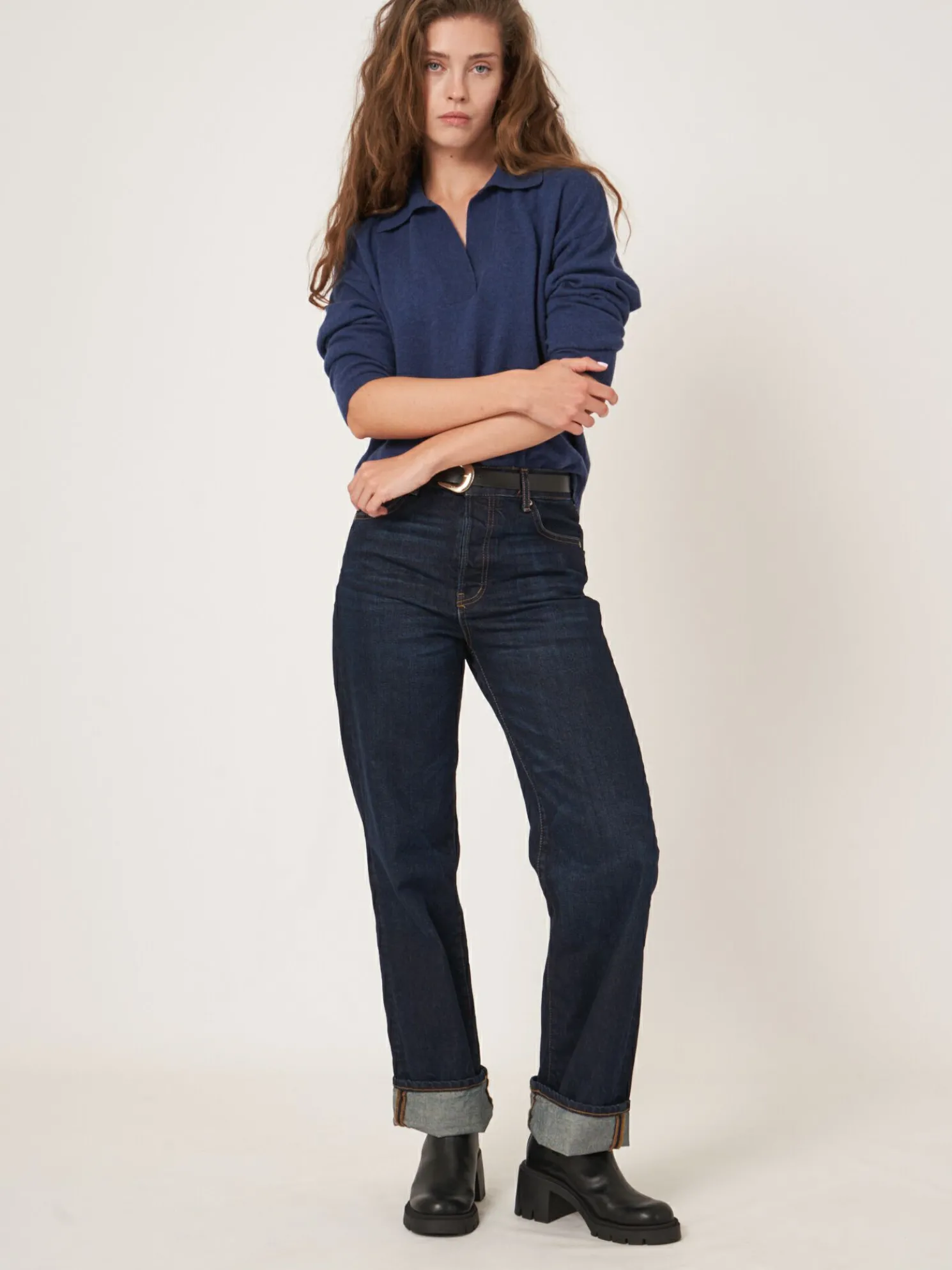 Trui Met Polokraag Van Biologisch Cashmere