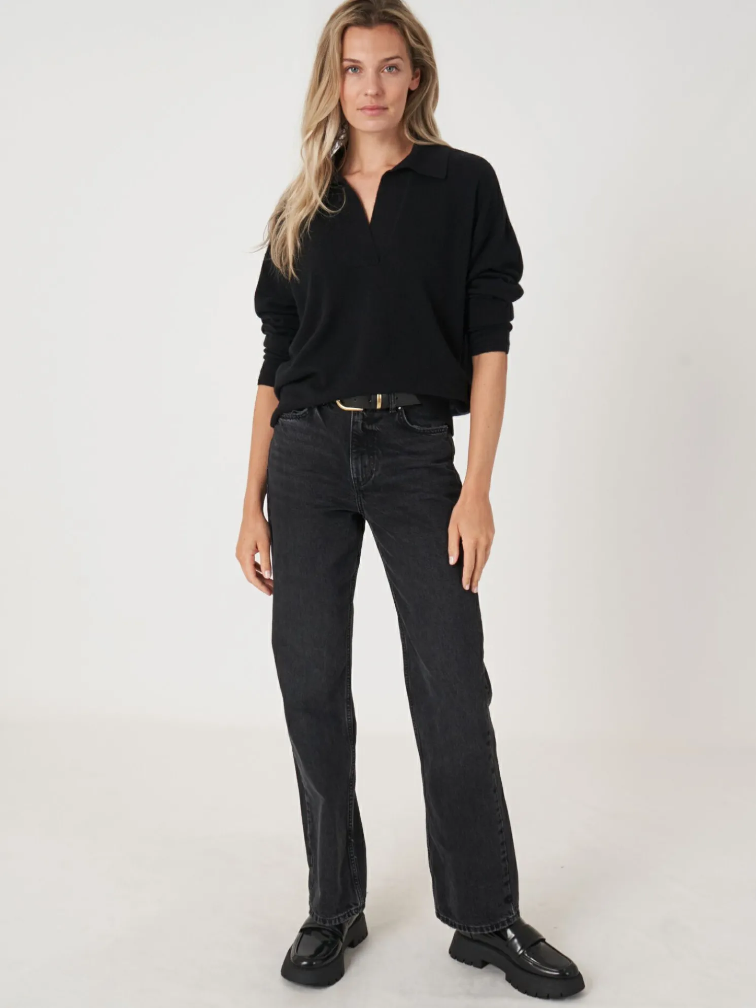 Trui Met Polokraag Van Biologisch Cashmere