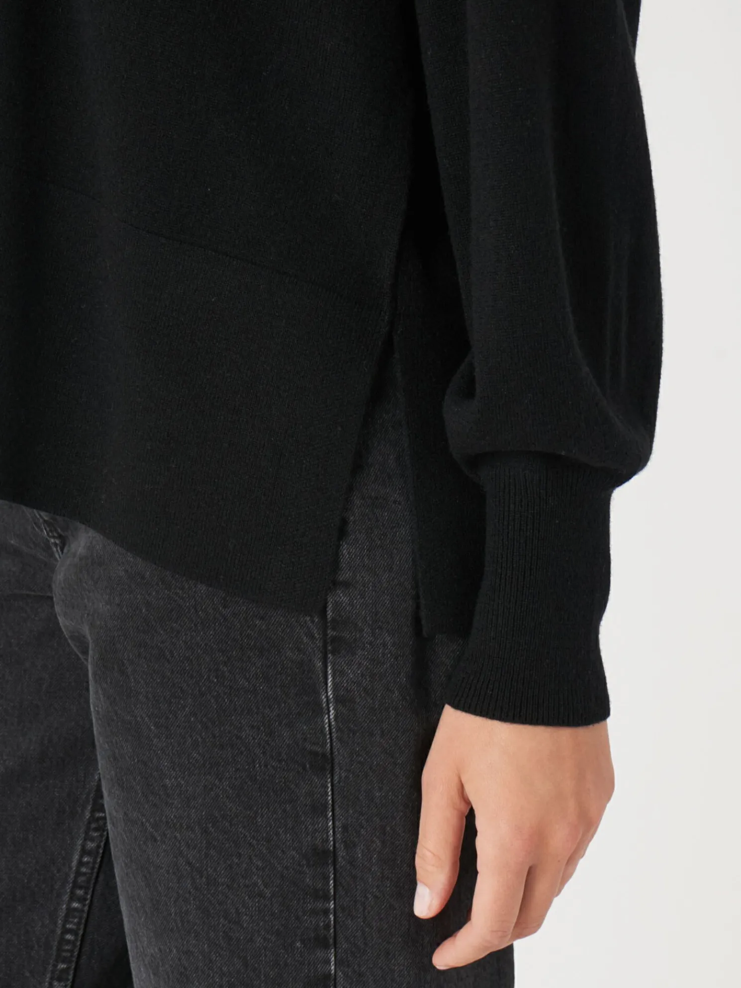 Vest Met Knopen En Raglan-Pofmouwen